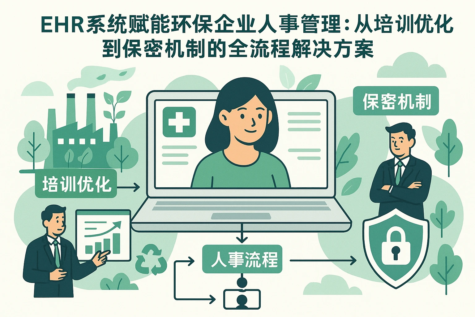EHR系统赋能环保企业人事管理：从培训优化到保密机制的全流程解决方案