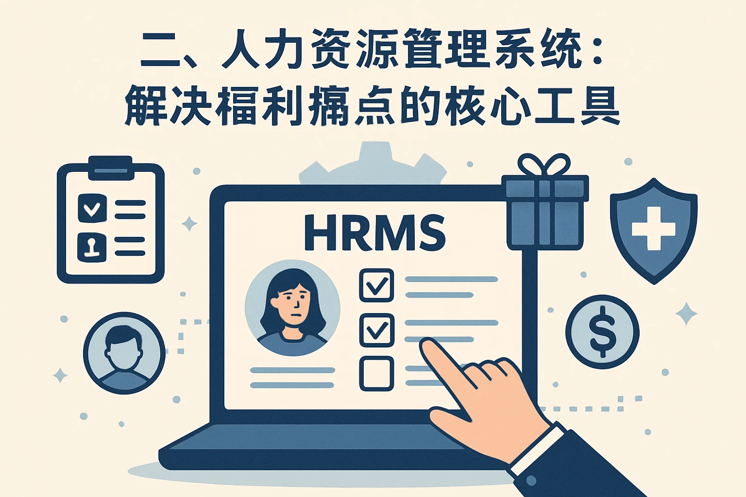 二、人力资源管理系统：解决福利痛点的核心工具