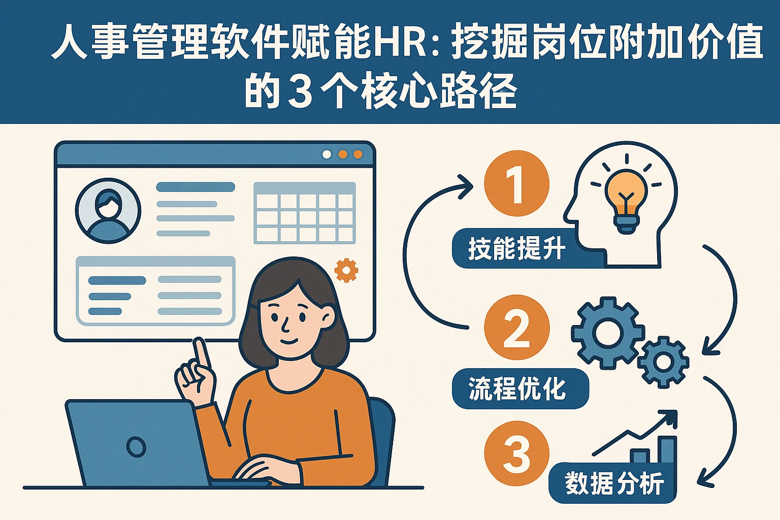 人事管理软件赋能HR：挖掘岗位附加价值的3个核心路径