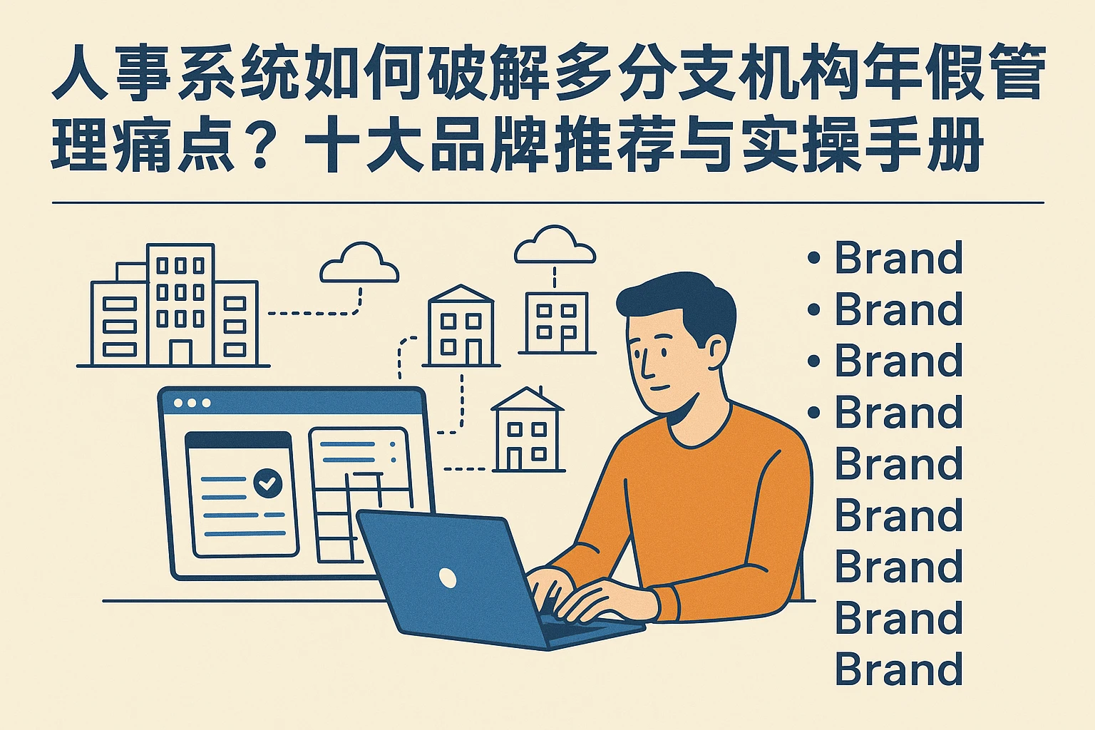 人事系统如何破解多分支机构年假管理痛点？十大品牌推荐与实操手册