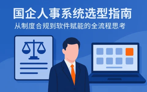 国企人事系统选型指南：从制度合规到软件赋能的全流程思考