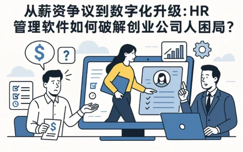 从薪资争议到数字化升级：HR管理软件如何破解创业公司人力困局？