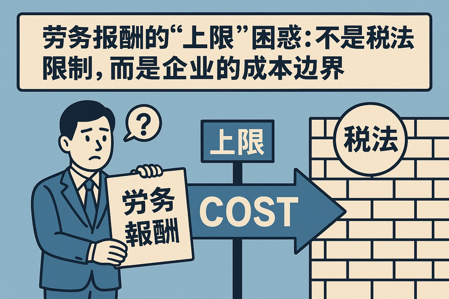 （2）劳务报酬的“上限”困惑：不是税法限制，而是企业的成本边界