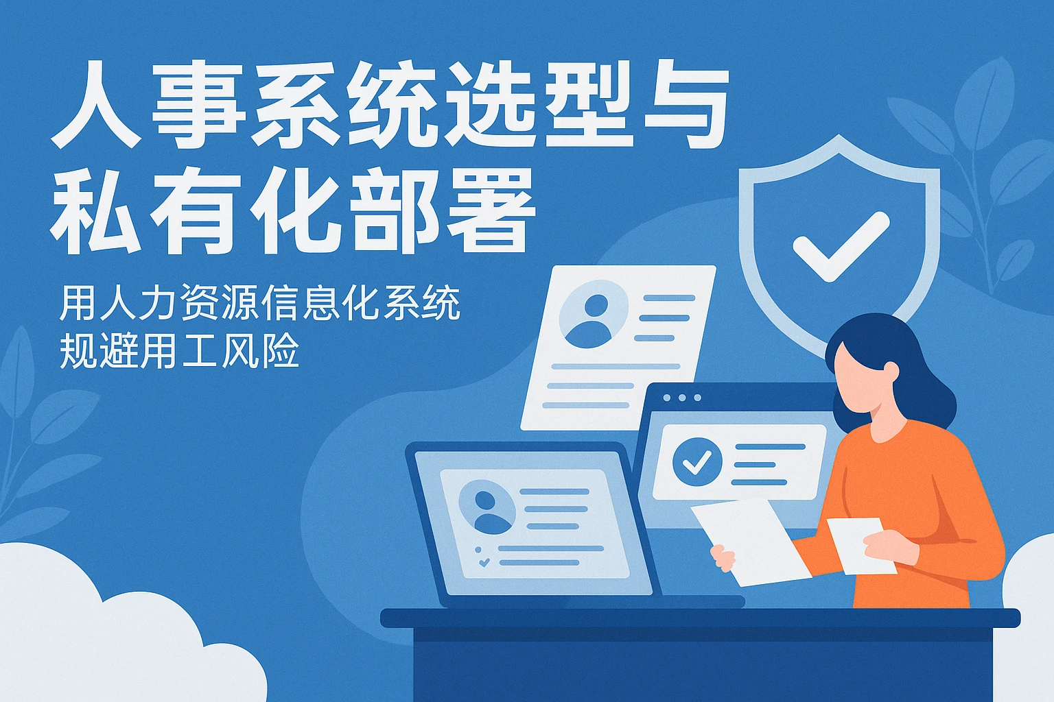 人事系统选型与私有化部署：用人力资源信息化系统规避用工风险