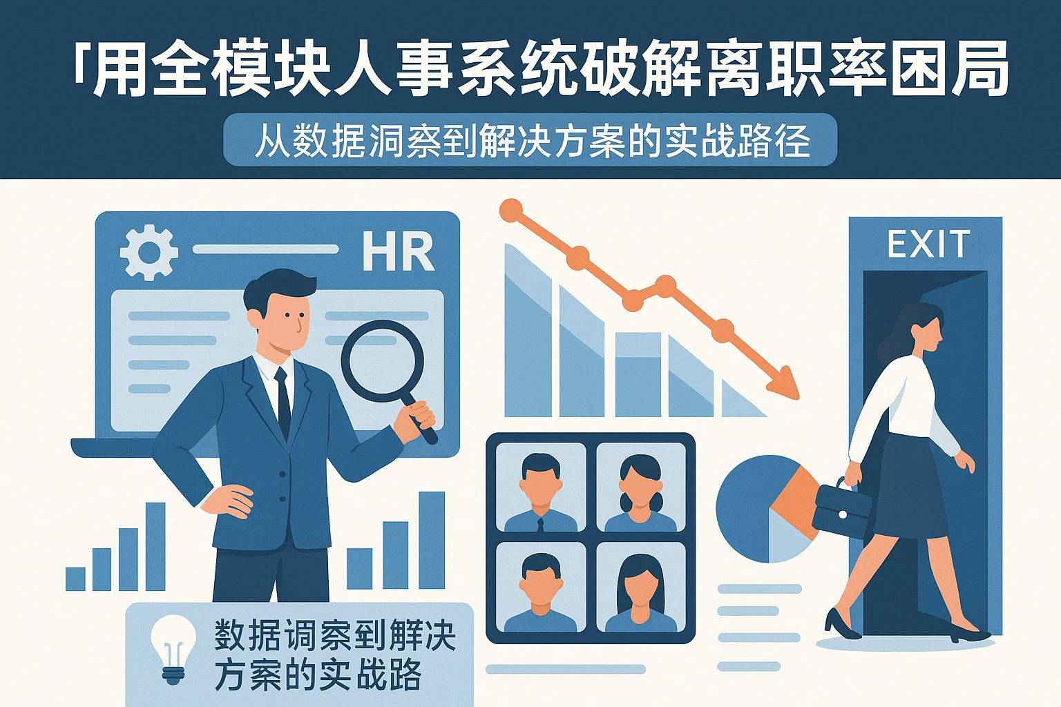 用全模块人事系统破解企业离职率困局：从数据洞察到解决方案的实战路径