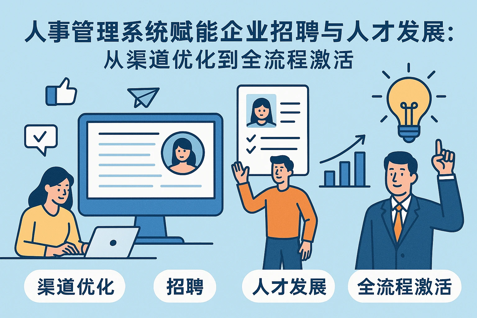 人事管理系统赋能企业招聘与人才发展：从渠道优化到全流程激活