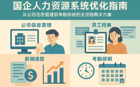国企人力资源系统优化指南：从公司信息管理到考勤排班的全流程解决方案