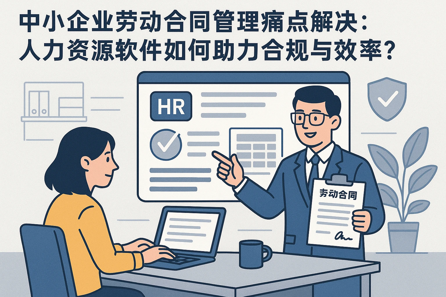 中小企业劳动合同管理痛点解决：人力资源软件如何助力合规与效率？