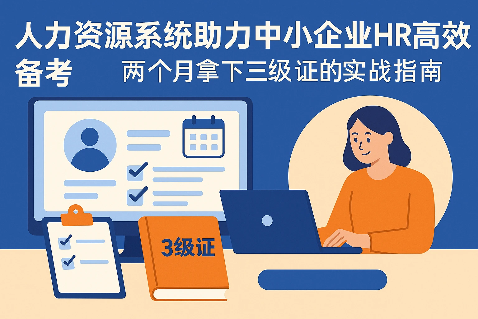 人力资源系统助力中小企业HR高效备考：两个月拿下三级证的实战指南