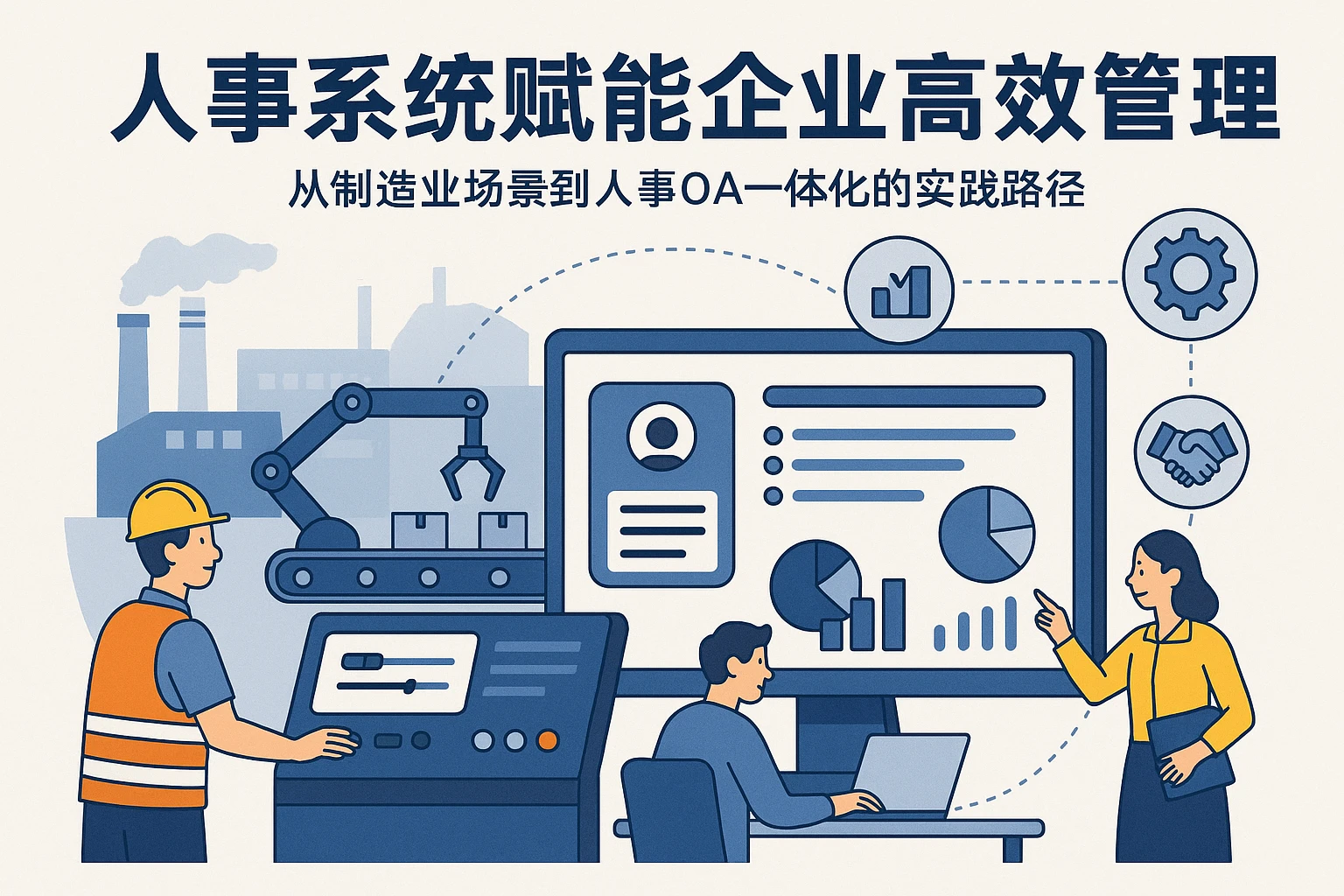 人事系统赋能企业高效管理：从制造业场景到人事OA一体化的实践路径