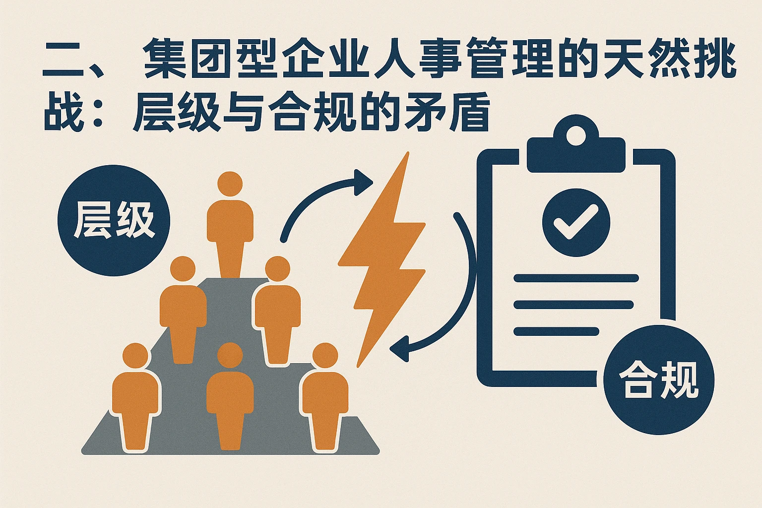 二、集团型企业人事管理的天然挑战：层级与合规的矛盾