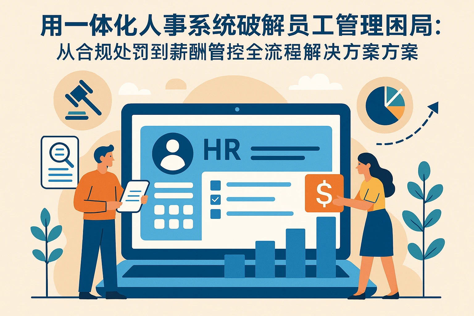 用一体化人事系统破解员工管理困局：从合规处罚到薪酬管控的全流程解决方案