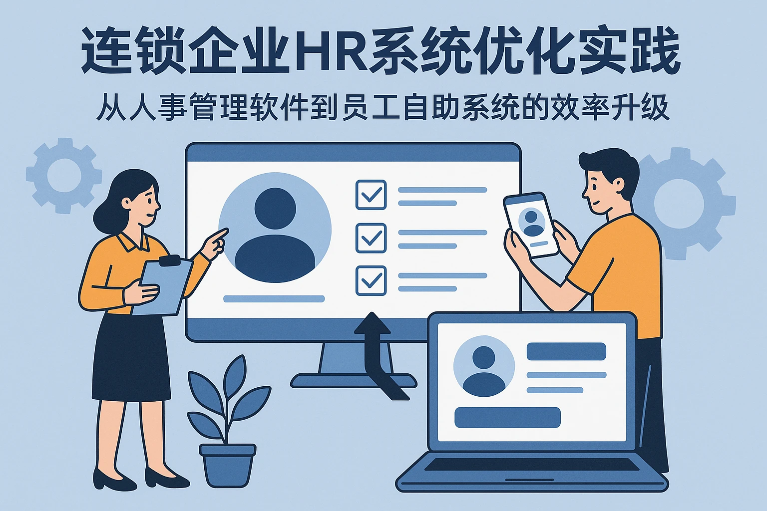 连锁企业HR系统优化实践：从人事管理软件到员工自助系统的效率升级