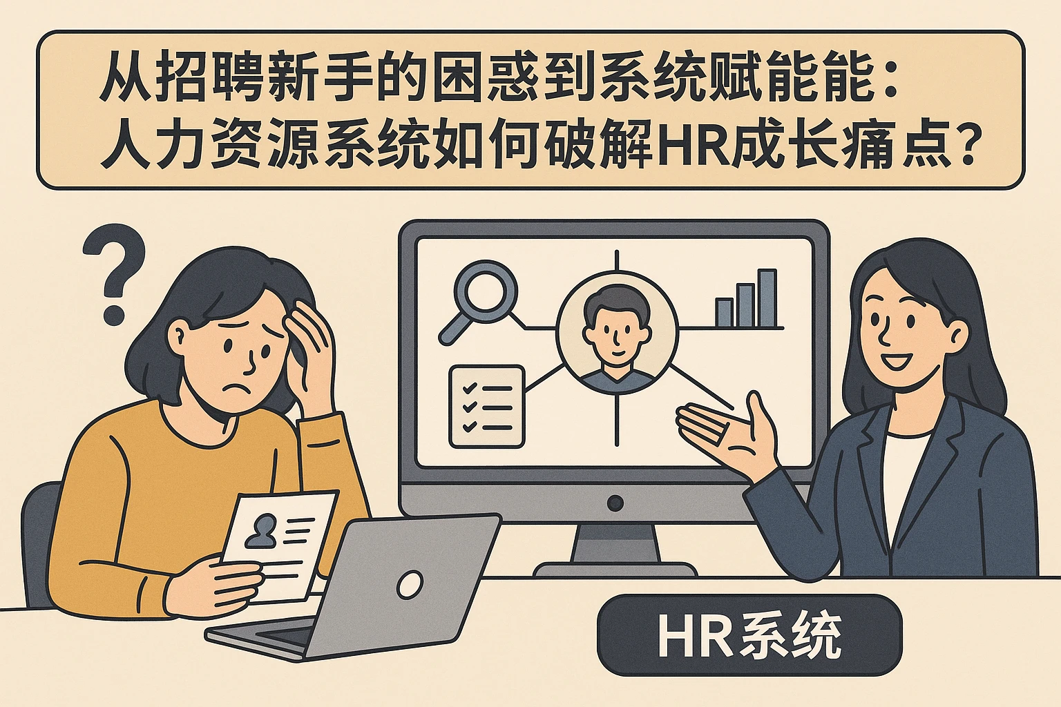 从招聘新手的困惑到系统赋能：人力资源系统如何破解HR成长痛点？