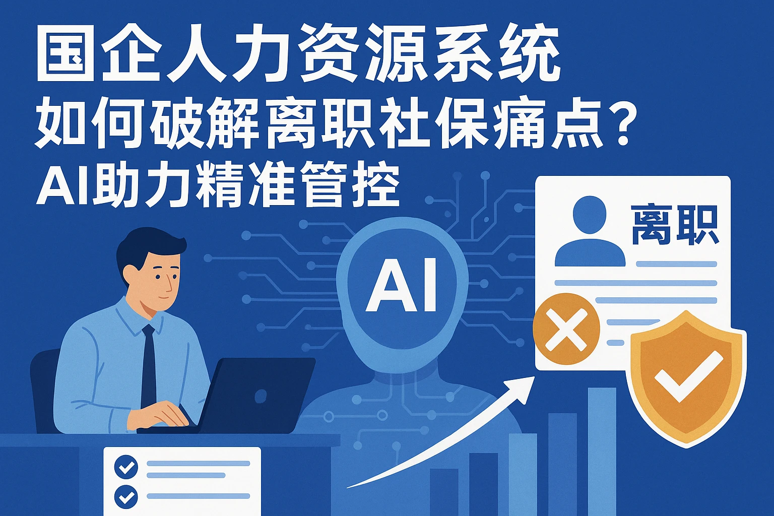 国企人力资源系统如何破解离职社保痛点？AI助力精准管控