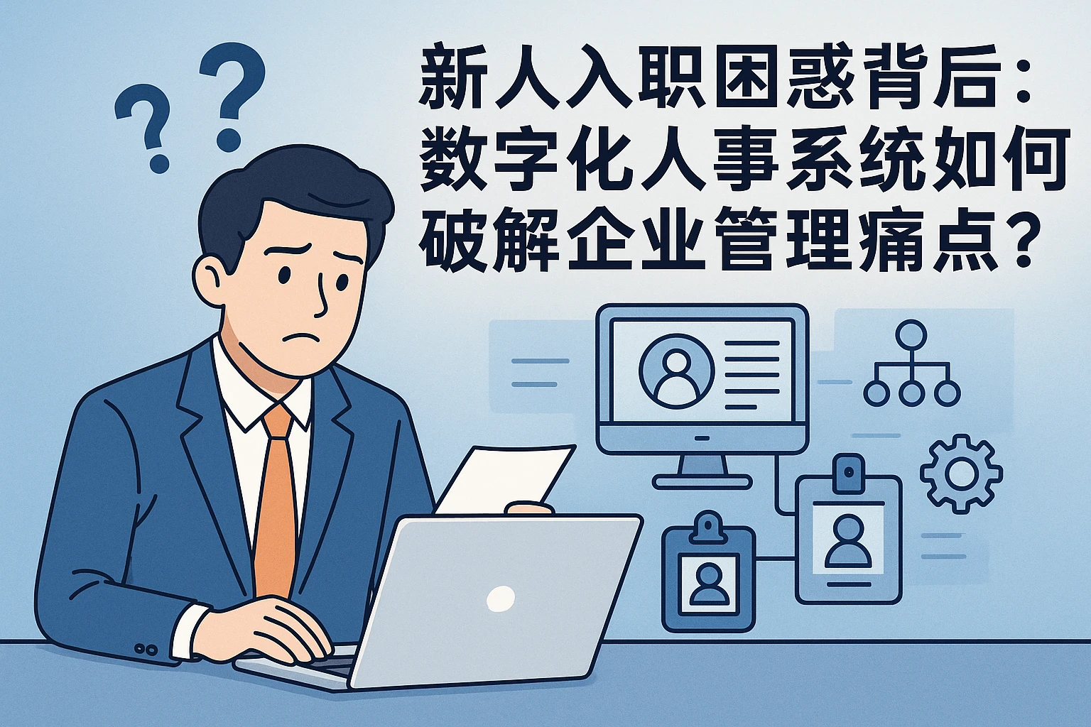 新人入职困惑背后：数字化人事系统如何破解企业管理痛点？