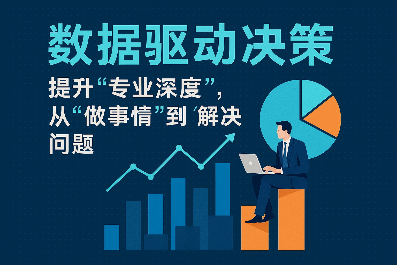 2. 数据驱动决策：提升“专业深度”，从“做事情”到“解决问题”