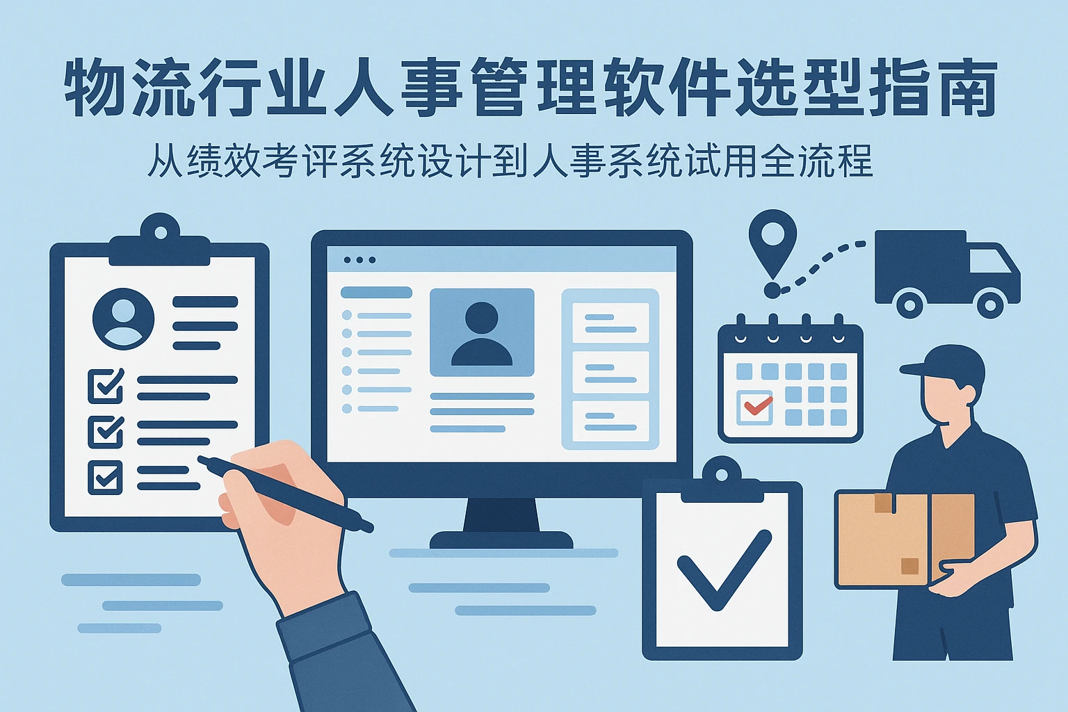 物流行业人事管理软件选型指南：从绩效考评系统设计到人事系统试用全流程