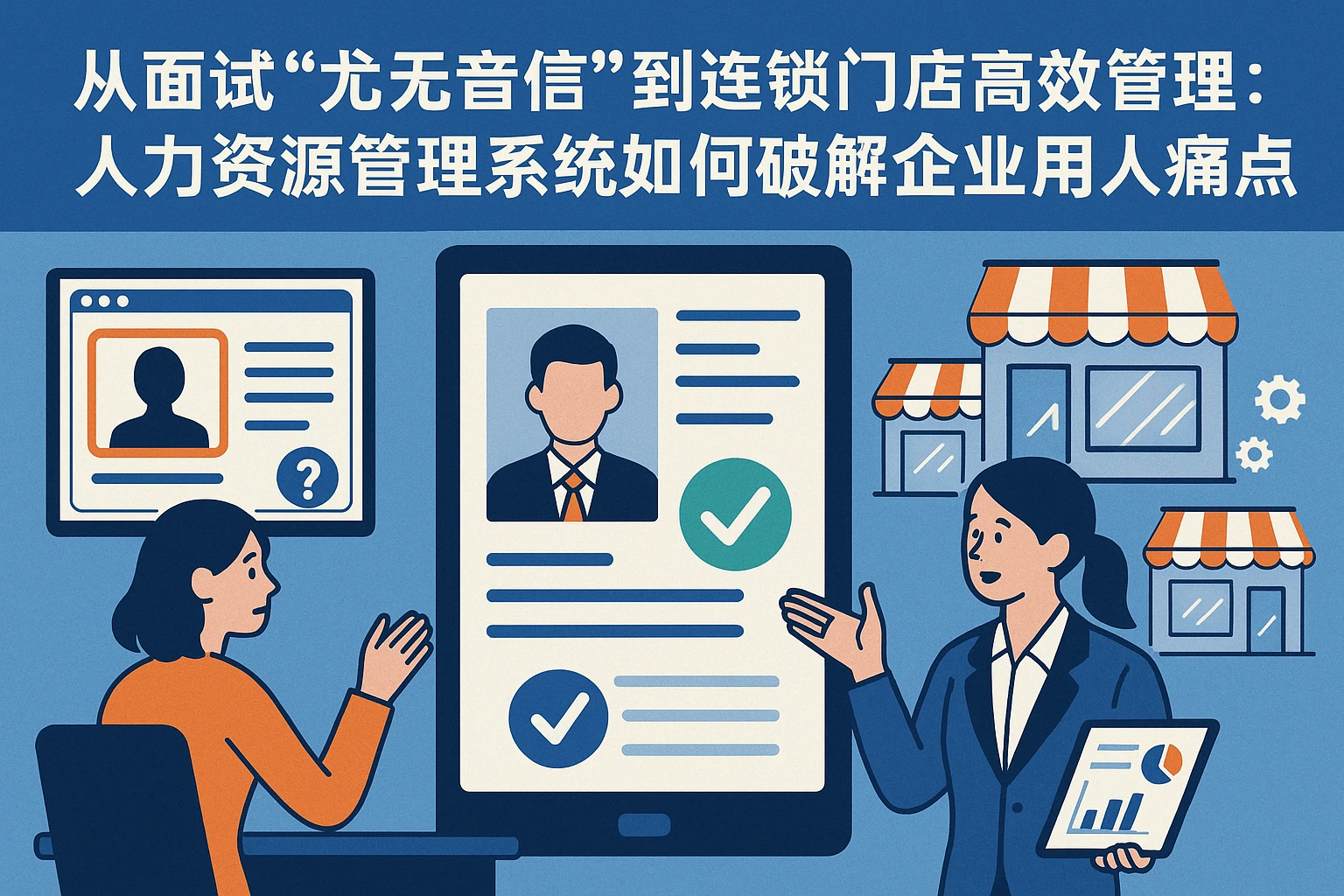 从面试“杳无音信”到连锁门店高效管理：人力资源管理系统如何破解企业用人痛点？