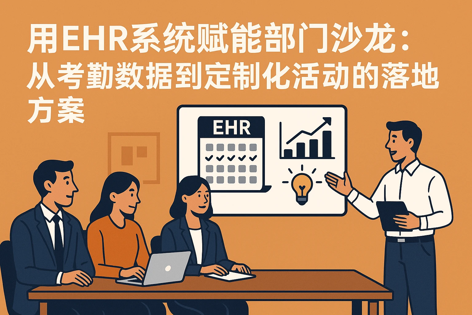 用EHR系统赋能部门沙龙：从考勤数据到定制化活动的落地方案