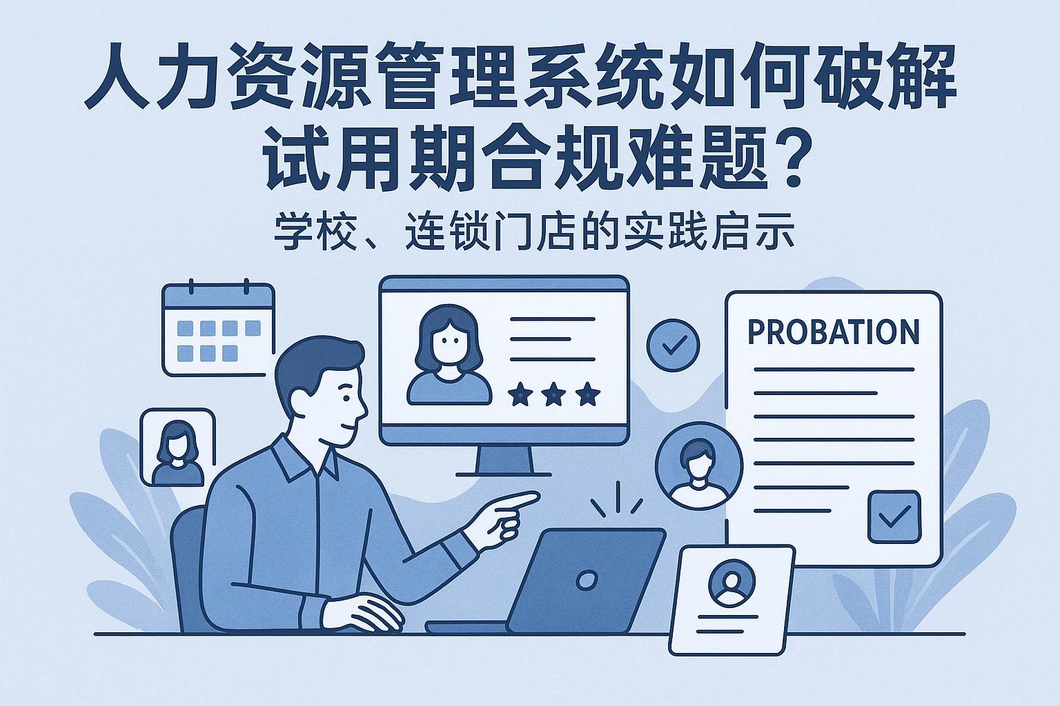 人力资源管理系统如何破解试用期合规难题？学校、连锁门店的实践启示