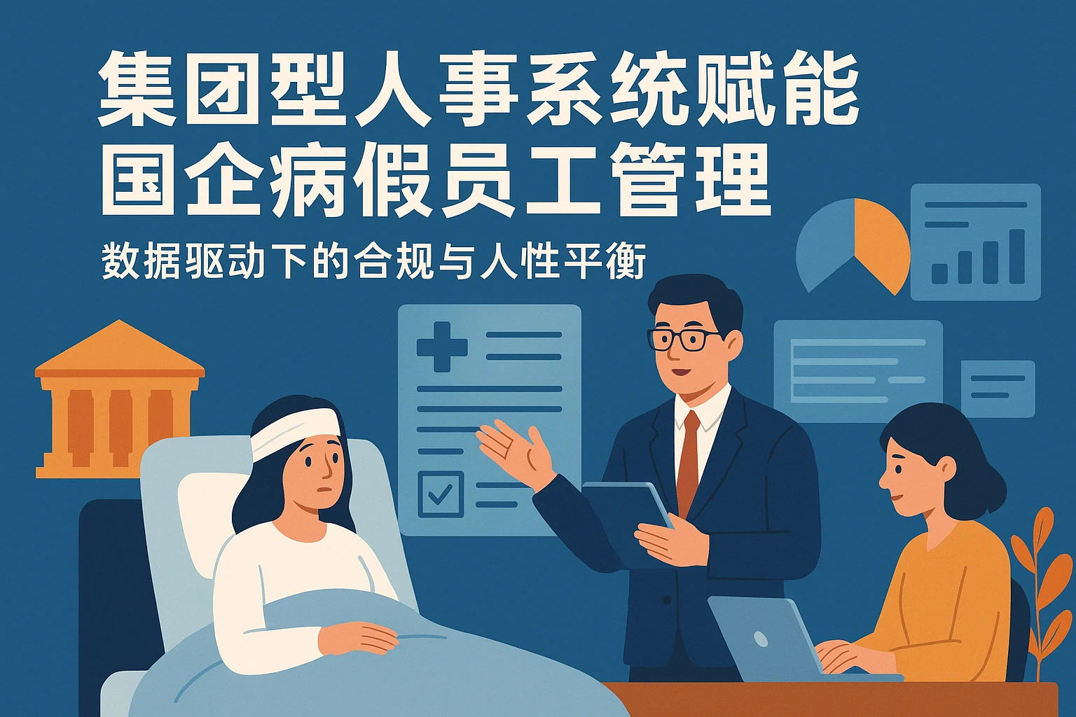 集团型人事系统赋能国企病假员工管理：数据驱动下的合规与人性平衡