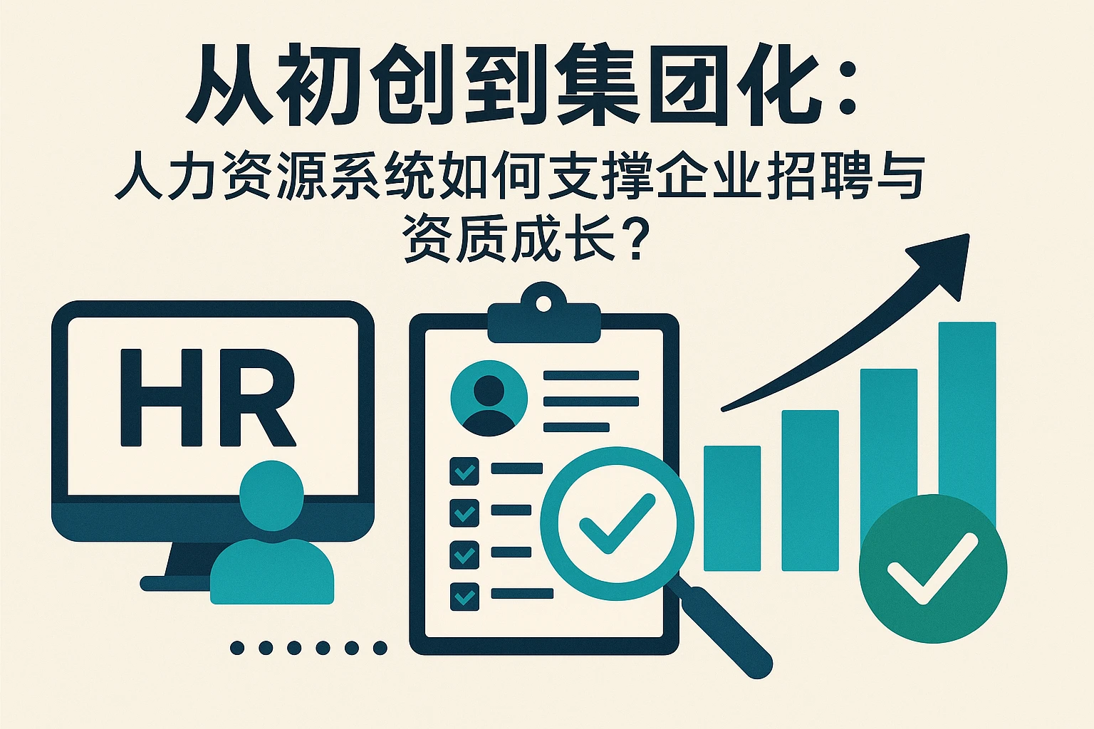从初创到集团化：人力资源系统如何支撑企业招聘与资质成长？