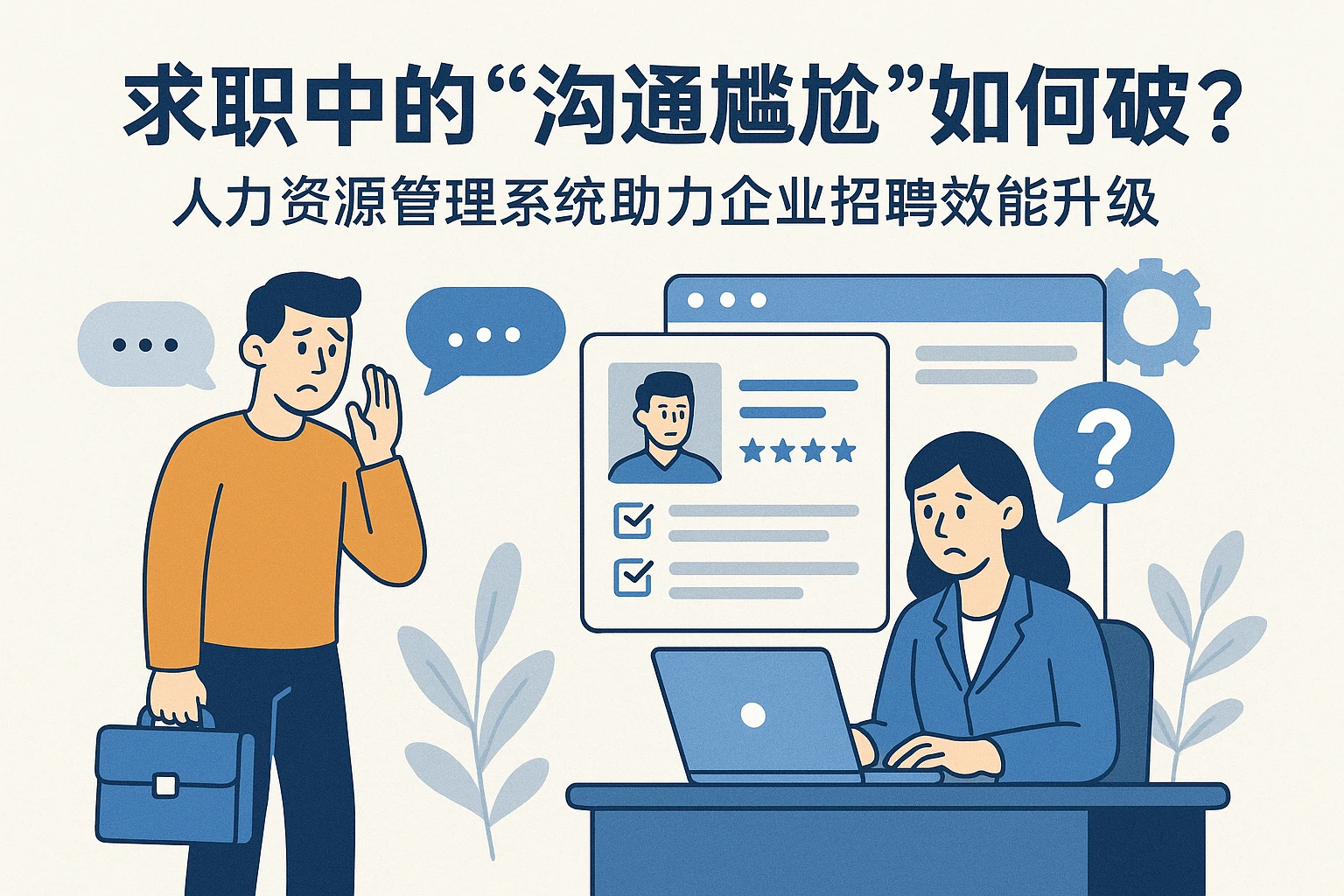 求职中的“沟通尴尬”如何破？人力资源管理系统助力企业招聘效能升级