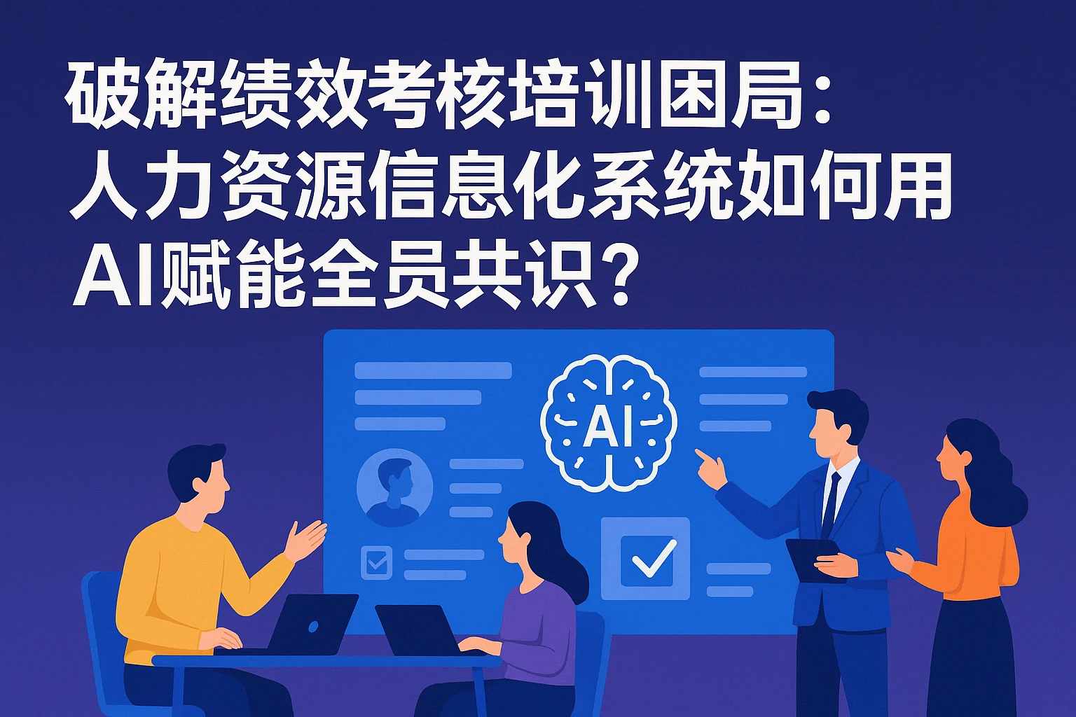 破解绩效考核培训困局：人力资源信息化系统如何用AI赋能全员共识？