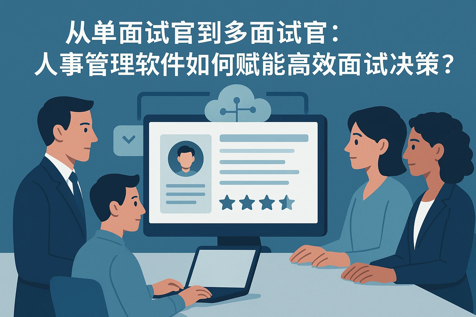 从单面试官到多面试官：人事管理软件如何赋能高效面试决策？