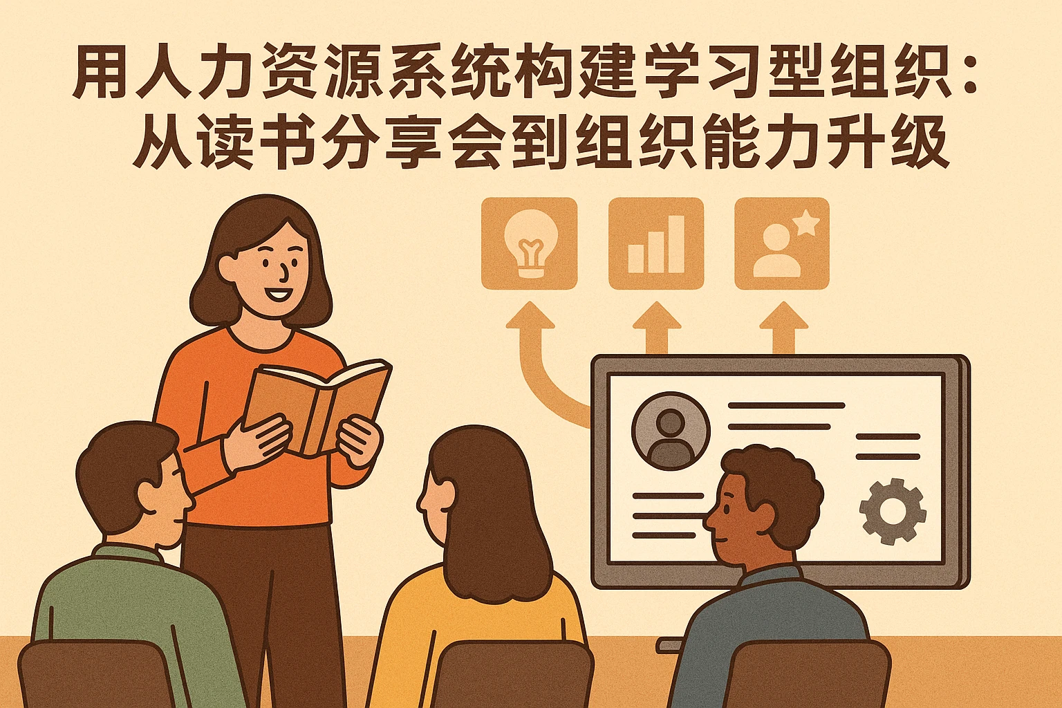 用人力资源系统构建学习型组织：从读书分享会到组织能力升级