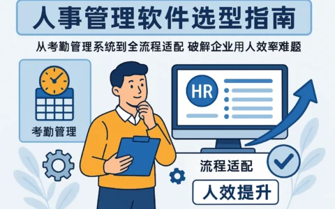 人事管理软件选型指南：从考勤管理系统到全流程适配，破解企业用人效率难题