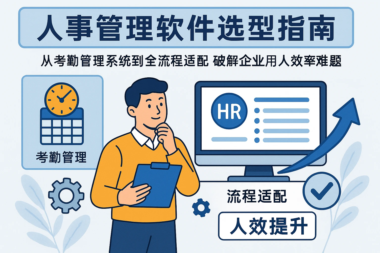 人事管理软件选型指南：从考勤管理系统到全流程适配，破解企业用人效率难题