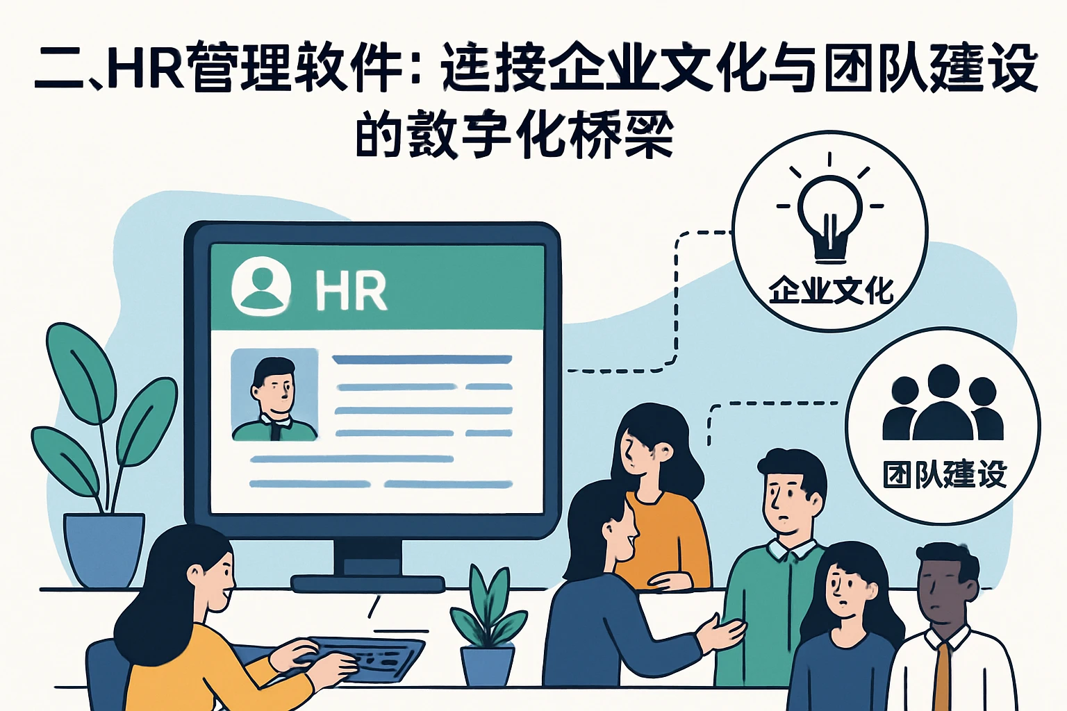二、HR管理软件：连接企业文化与团队建设的数字化桥梁