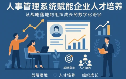 人事管理系统赋能企业人才培养：从战略落地到组织成长的数字化路径