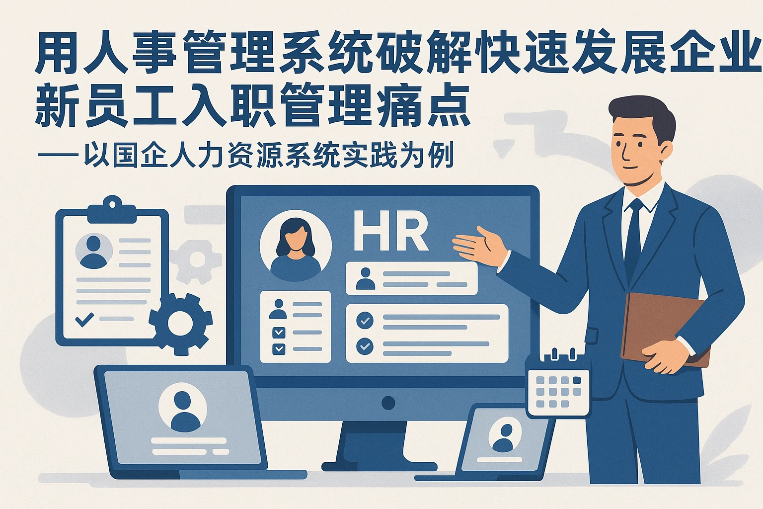 用人事管理系统破解快速发展企业新员工入职管理痛点——以国企人力资源系统实践为例