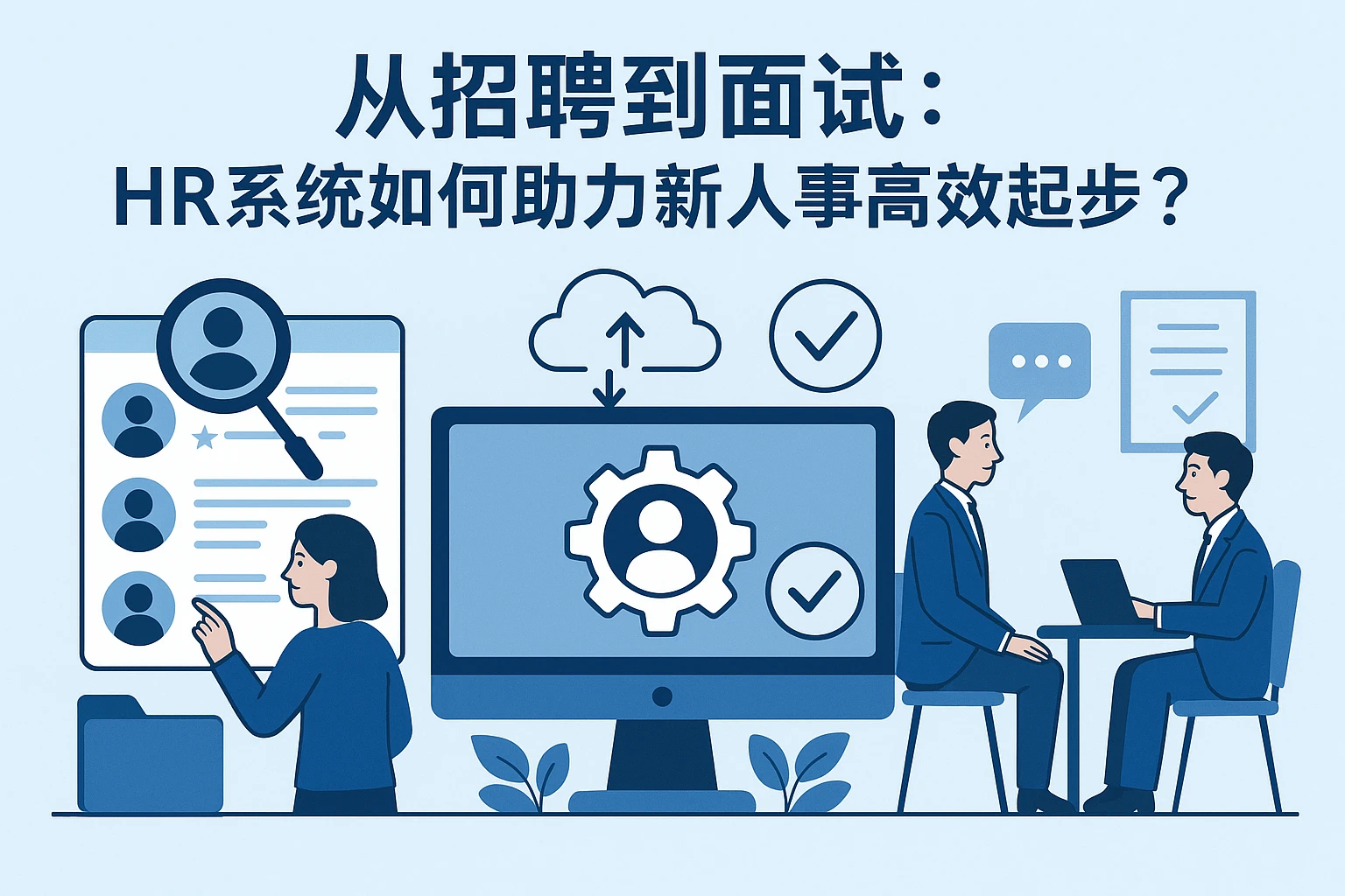 从招聘到面试：HR系统如何助力新人事高效起步？