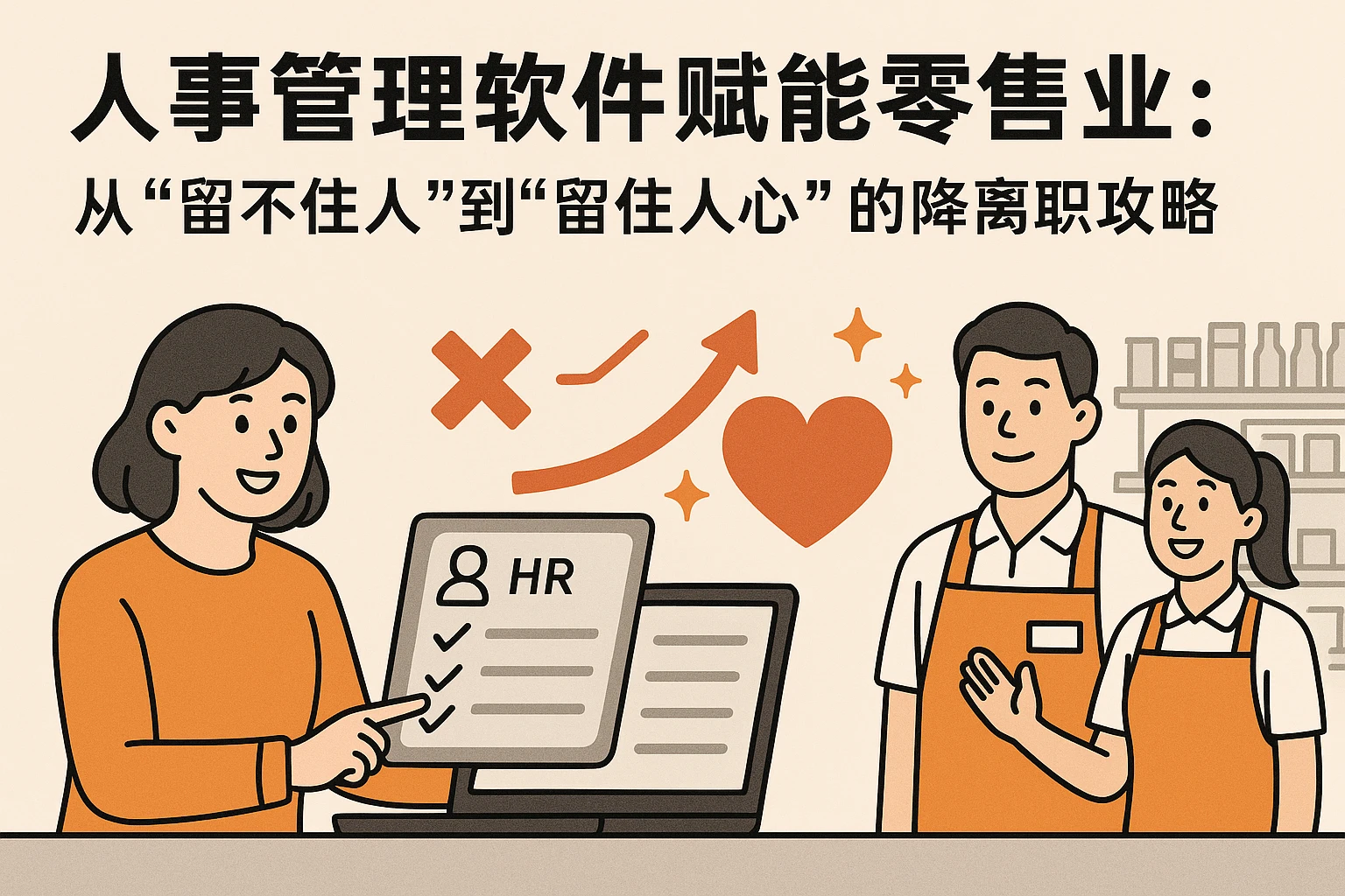 人事管理软件赋能零售业：从“留不住人”到“留住人心”的降离职攻略
