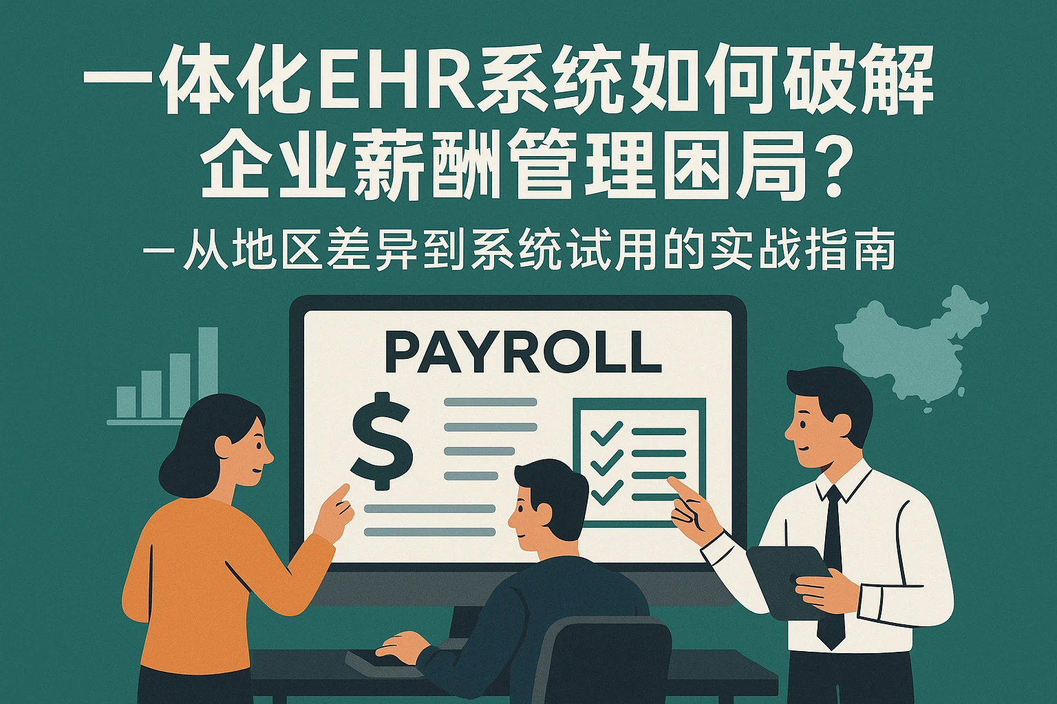 一体化EHR系统如何破解企业薪酬管理困局？——从地区差异到系统试用的实战指南