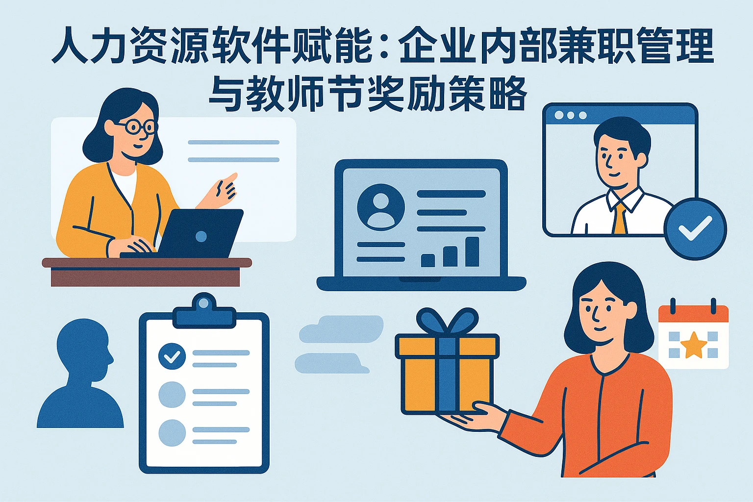 人力资源软件赋能：企业内部兼职讲师管理与教师节奖励策略