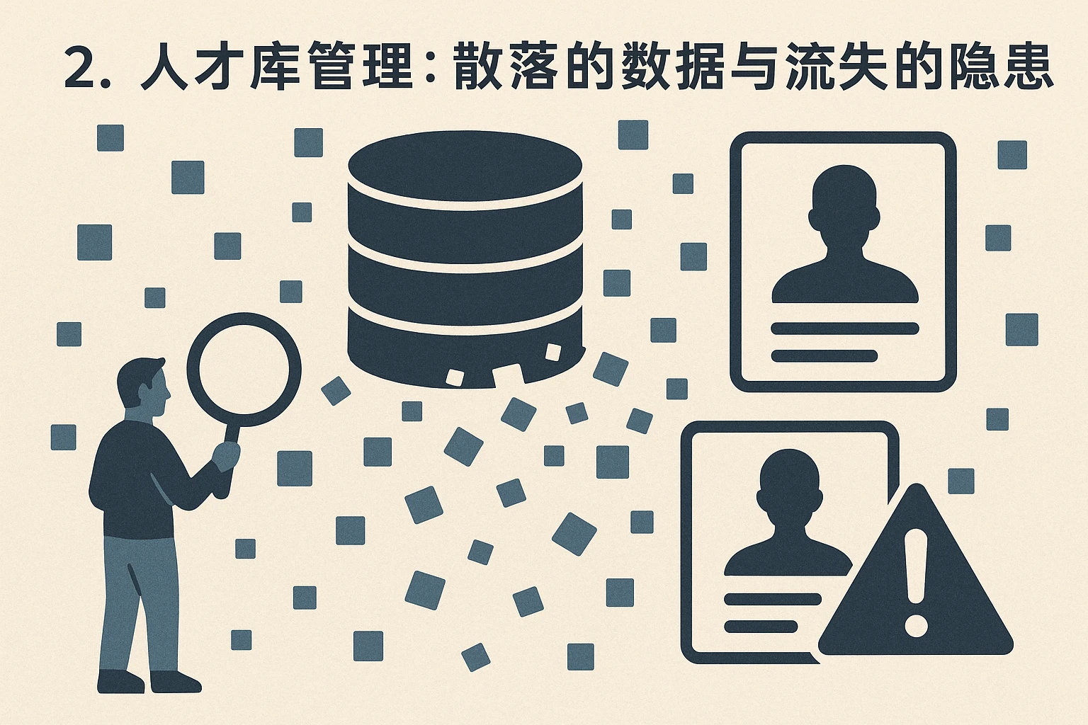 2. 人才库管理：散落的数据与流失的隐患