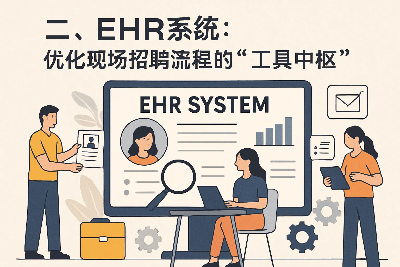 二、ehr系统：优化现场招聘流程的“工具中枢”