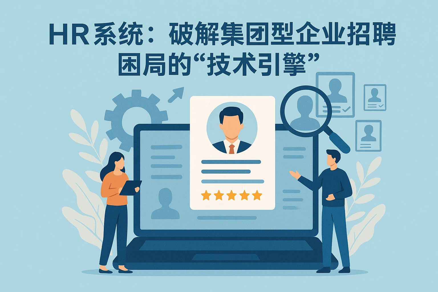 二、HR系统：破解集团型企业招聘困局的“技术引擎”