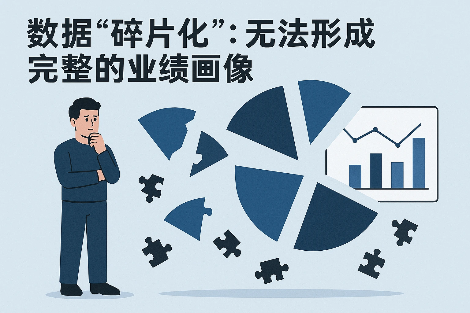 2. 数据“碎片化”：无法形成完整的业绩画像