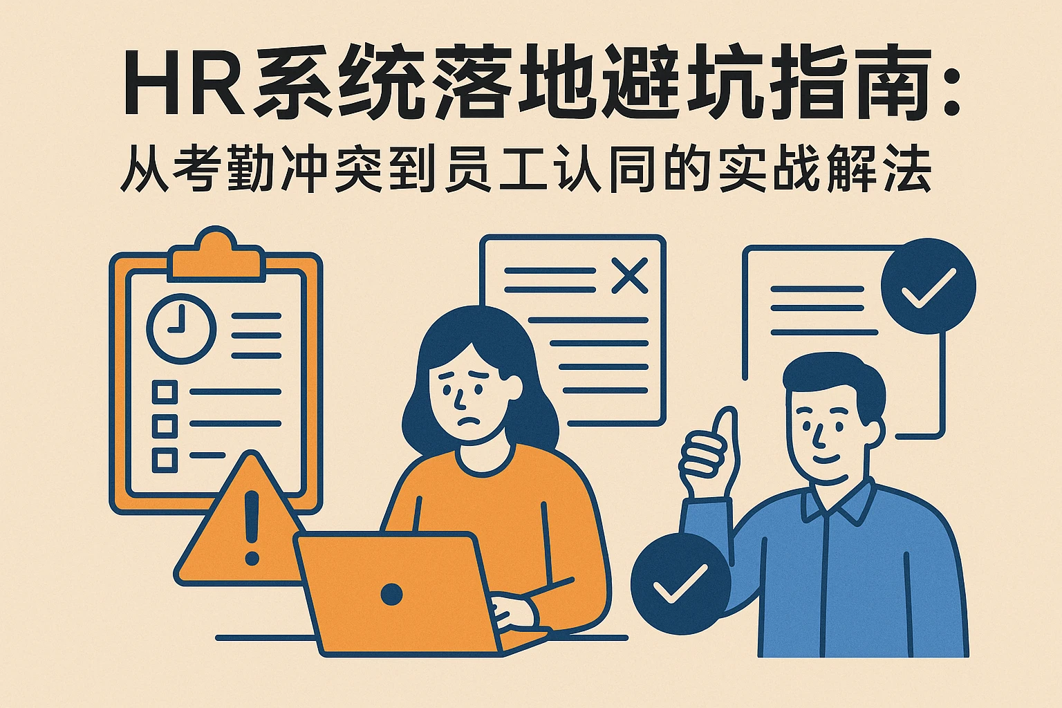 HR系统落地避坑指南：从考勤冲突到员工认同的实战解法
