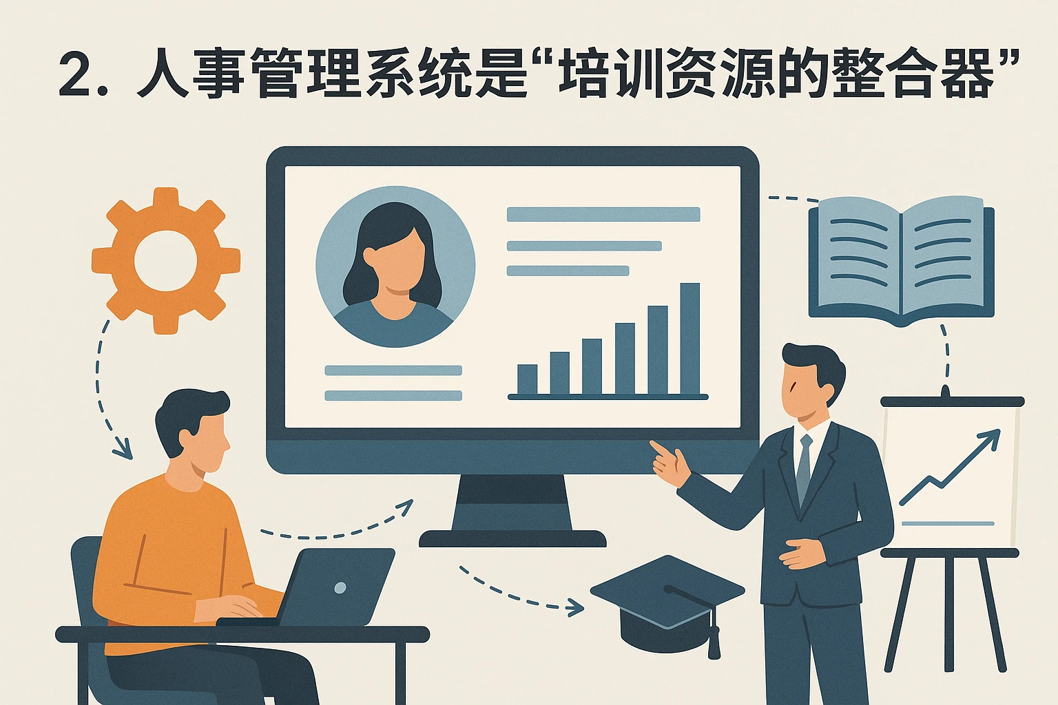 2. 人事管理系统是“培训资源的整合器”