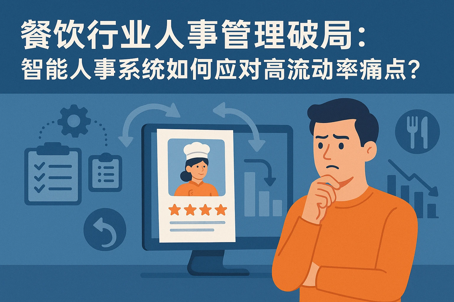 餐饮行业人事管理破局：智能人事系统如何应对高流动率痛点？