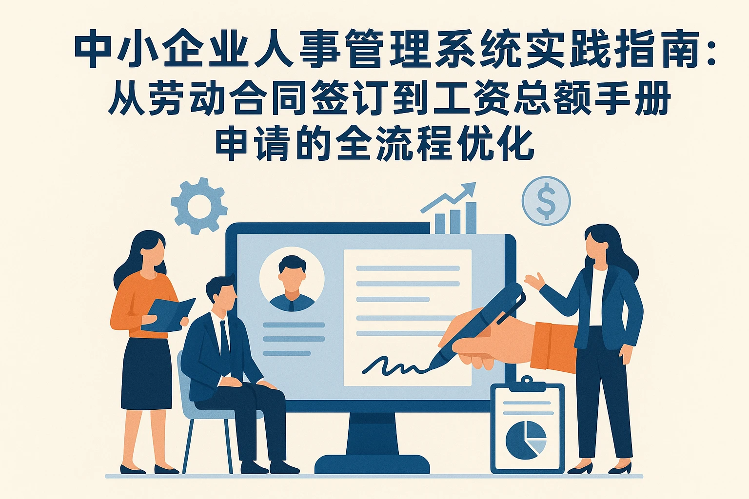 中小企业人事管理系统实践指南：从劳动合同签订到工资总额手册申请的全流程优化