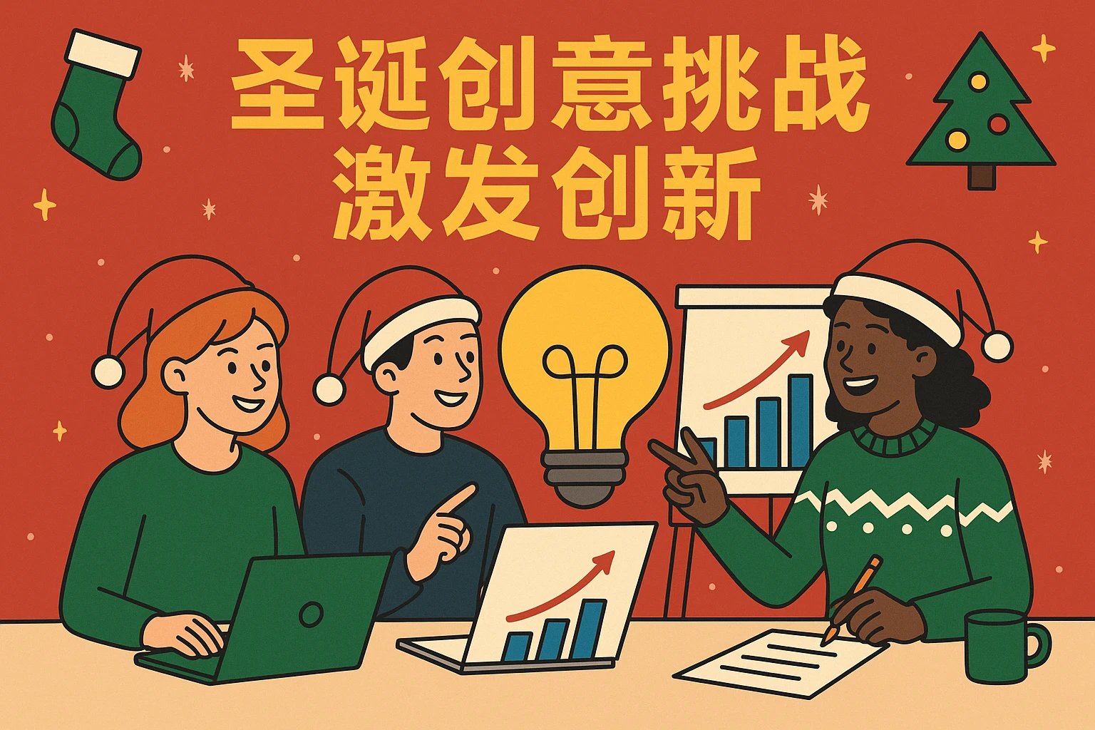 2. 绩效与乐趣结合：“圣诞创意挑战”激发创新