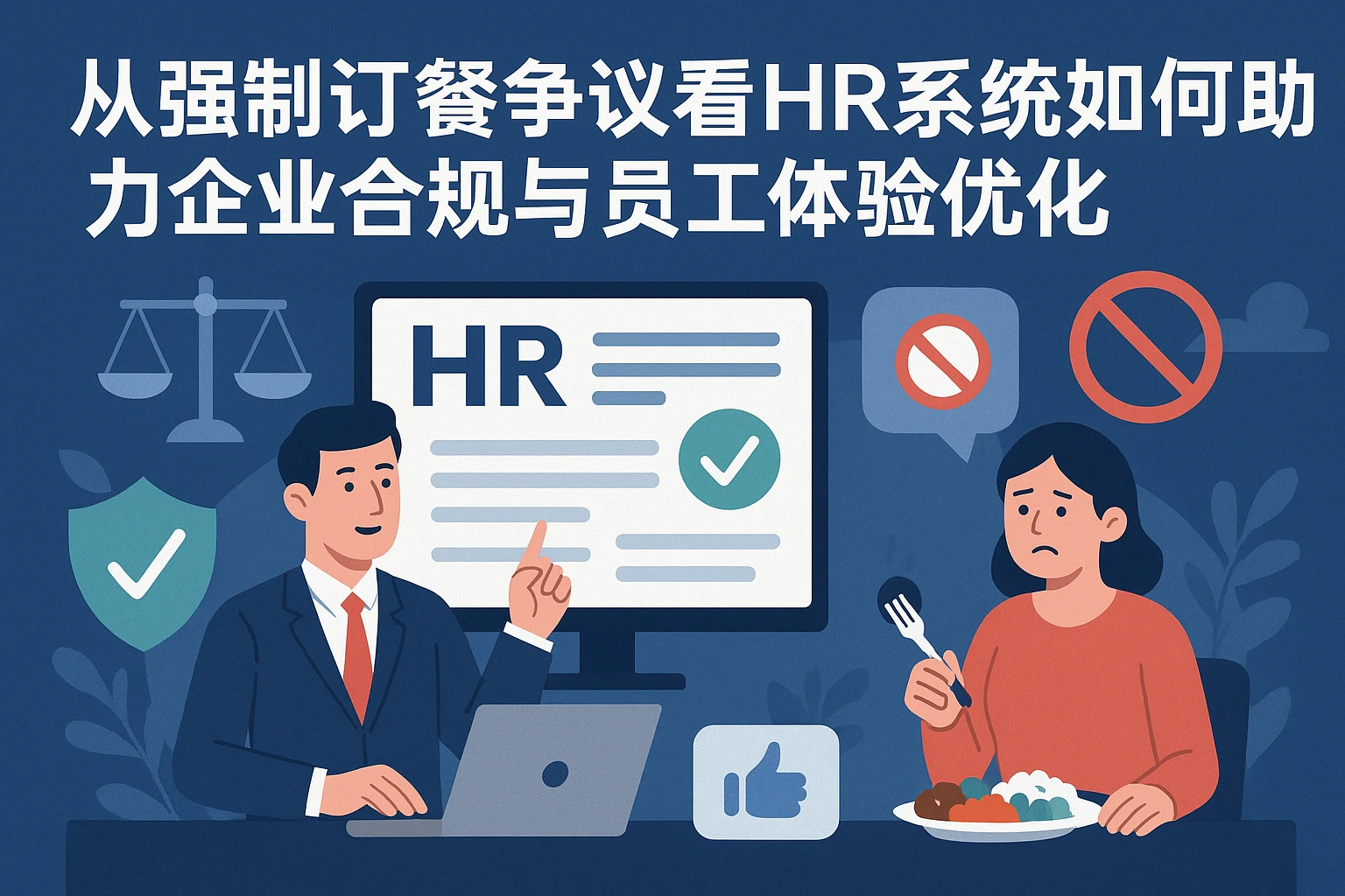 从强制订餐争议看HR系统如何助力企业合规与员工体验优化
